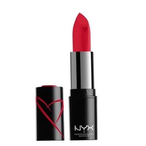 NYX Professional Makeup Shout Loud Satin Lipstick, (Red Haute) (NWT)
